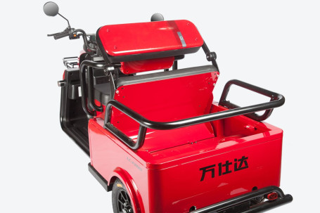 Трицикл электрический Wanshida LC-F200 (60V, 1000W, красный)