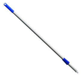 Рукоять алюминиевая Haug Bursten (1000мм, Д 25мм, укороченная, синий)