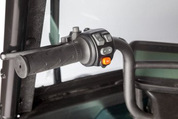 Трицикл электрический Wanshida NIPLA 500 (60V, 1000W, черно-зеленый)