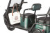Трицикл электрический Wanshida NIPLA 500 (60V, 1000W, черно-зеленый)