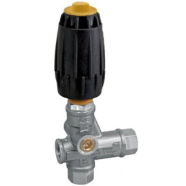 Регулятор давления Mecline VRT3 (250бар, 40л/мин, 3/8"г-3/8"г, By-pass 2х3/8"г, никель, AISI 316, Ceramic ball)