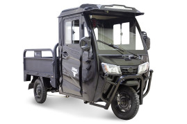 Трицикл электрический Rutrike КАРГО Кабина Универсал 1500 (темно-синий)