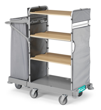 Тележка TTS GREEN HOTEL 903 (4 полки, колеса d125мм)