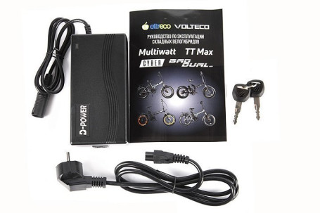 Электровелосипед VOLTECO CYBER (черно-салатовый)