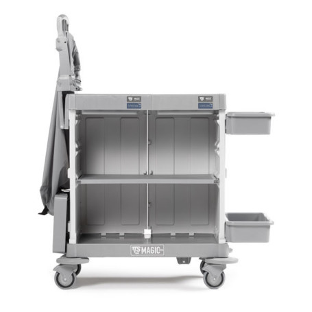 Тележка для отелей TTS MAGIC HOTEL 845B (4 полки, серый)