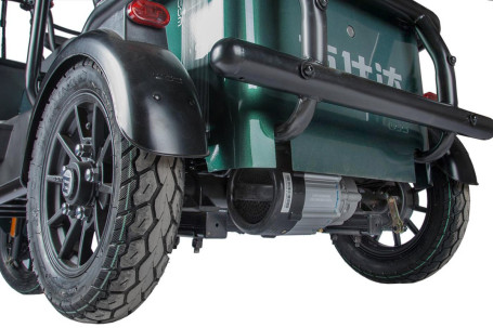 Трицикл электрический Wanshida NIPLA 500 (60V, 1000W, черно-красный)