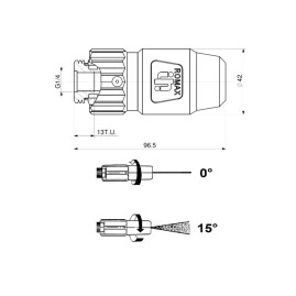 Турбофреза Interpump ZROMAX245 (045, 275бар, вход 1/4г)