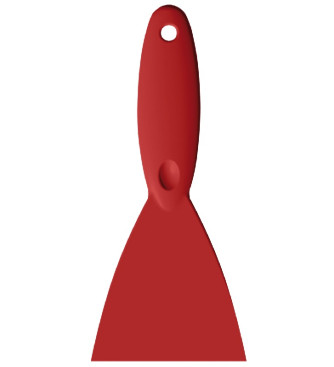 Скребок ручной Haug Bursten (110мм, широкий, красный)