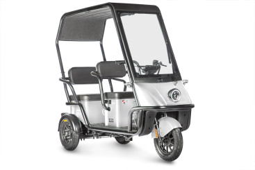 Трицикл электрический Wanshida NIPLA 500 (60V, 1000W, черно-белый)