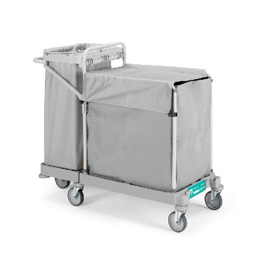 Тележка для горничной TTS Green Hotel 917 (200 л, серый)