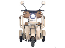 Трицикл электрический Rutrike Gelbert Atlas (48V/60V, 600 Вт, бежевый)
