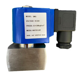 Клапан электромагнитный SMG (200бар, 3/8"г-г, норм.закр, нерж, 24В) TOR