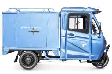 Трицикл электрический Rutrike КАРГО Кабина Дуал обогрев 1500 (зеленый)