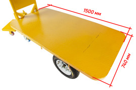 Тележка электрическая RuTrike ПЛИТА 1500 (платформа)