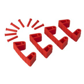 Резиновые зажимы к настенным креплениям Vikan (120 мм)