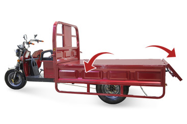 Трицикл электрический Rutrike D4 NEXT 1800 (красный)