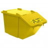 Контейнер мусорный TTS (желтый, полипропилен, 45л)