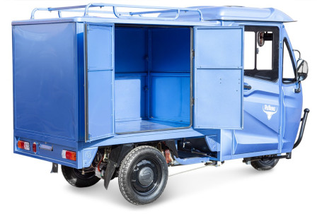 Трицикл электрический Rutrike КАРГО Кабина Дуал (красный)