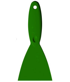 Скребок ручной Haug Bursten (110мм, широкий, зеленый)