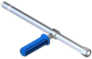 Копье (80см, 1/2"ш-1/2"г, 24бар, нерж, прямое, с ручкой) PA