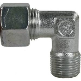 Переходник угловой, 1/2 внут-3/8внеш, оцинк сталь R+M 58320