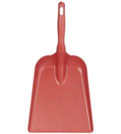 Совок Vikan (327х271х50мм, 550мм, м/пласт, красный)