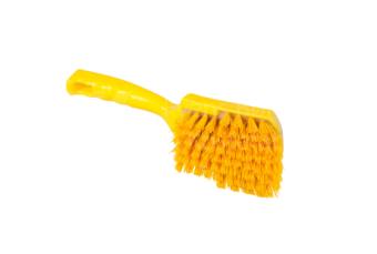 Щетка-скраб с ручкой FBK (210х70мм, желтый)