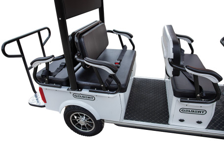 Гольф-кар мини Gelbert Fact (60V, 1200Вт, красный)