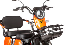 Трицикл электрический Rutrike Бумеранг (оранжевый)