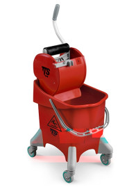 Ведро TTS (пласт, на колесах, с отжимом DRY, 30 л)