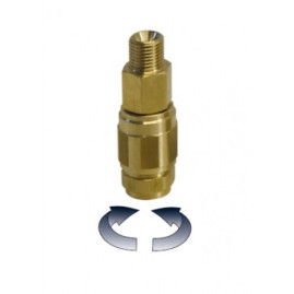 Переходник вращающийся Mecline (350бар, 1/4ш-1/4г, Viton)