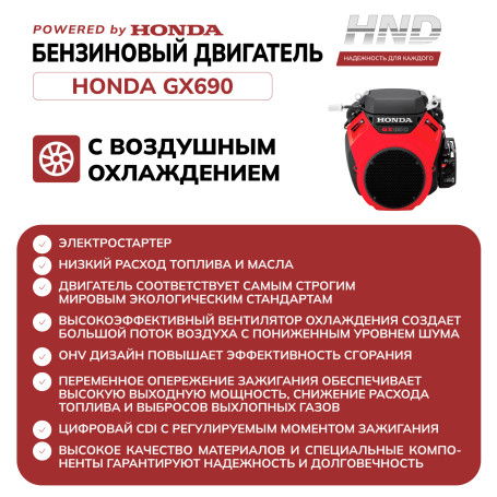 Генератор бензиновый HND GE 11000 XQST
