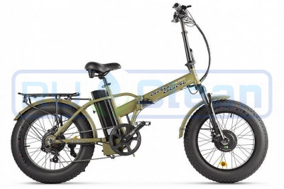 Электровелосипед VOLTECO BAD DUAL NEW (хаки)