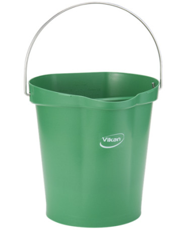 Ведро Vikan (12л, м/детект, зеленый)