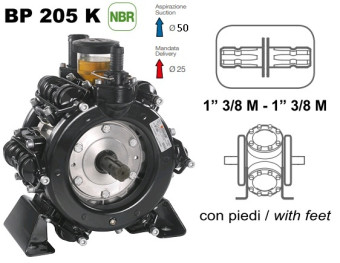 Мембранный насос Comet BP205 2&quot; (20 бар, 193 л/мин, ВОМ 1&quot;3/8)