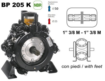 Мембранный насос Comet BP205 2&quot; (20 бар, 193 л/мин, ВОМ 1&quot;3/8)