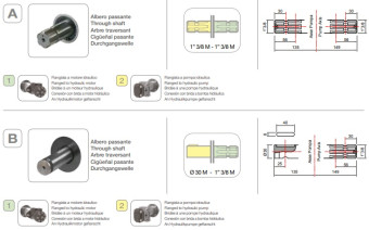 Мембранный насос Comet BP205 2&quot; (20 бар, 193 л/мин, ВОМ 1&quot;3/8)