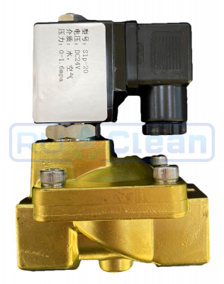 Клапан электромагнитный SLP-20 (16бар, 3/4"г-г, норм.закр, латунь, 24В) TOR