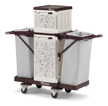 Тележка TTS MagicArt 07 Safety (2 отделения, рисунок ANTHEA, 2 держ. мешка)