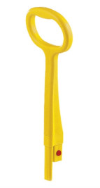 Ручка TTS боковая (полипропилен, желтый)