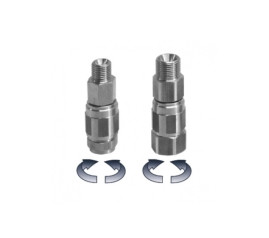 Переходник Mecline (400бар, 1/4ш-г, Nickel)