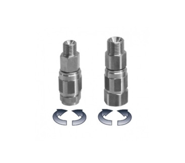 Переходник Mecline (400бар, 1/4ш-г, Nickel)