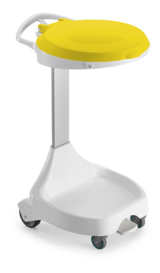 Держатель мешка TTS Smile E-20 (педаль, колеса, желтая крышка)