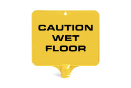 Табличка TTS Осторожно мокрый пол (36см, квадратная, исп. яз)