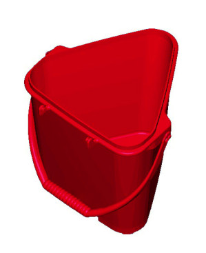 Ведро пищевое Schavon (20л, красный)