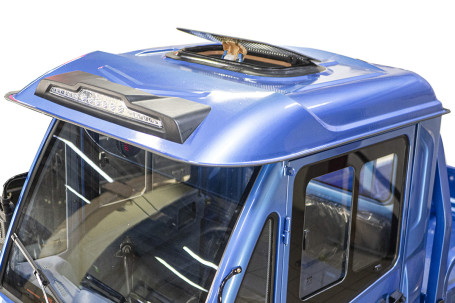 Трицикл электрический Rutrike Рейс 1300 60V1200W (темно-синий)