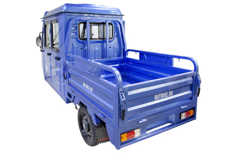 Трицикл электрический Rutrike Рейс 1300 60V1200W (темно-синий)