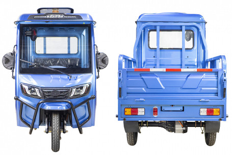 Трицикл электрический Rutrike Рейс 1300 60V1200W (темно-синий)