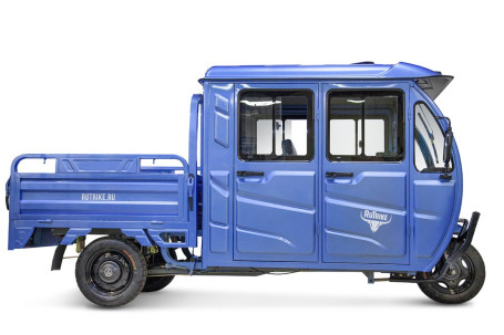 Трицикл электрический Rutrike Рейс 1300 60V1200W (темно-синий)