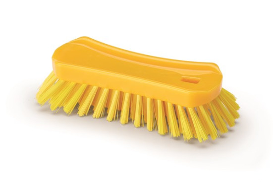 Щетка-скраб IGEAX ручная (230мм, средний, желтый)